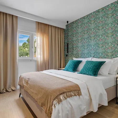 빌라 New Seaview Gabriel With Private Heated Pool And A Hot-tub Stanici