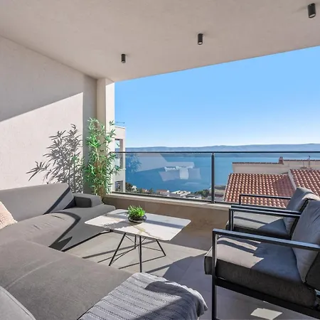New Seaview Gabriel With Private Heated Pool And A Hot-tub Stanici