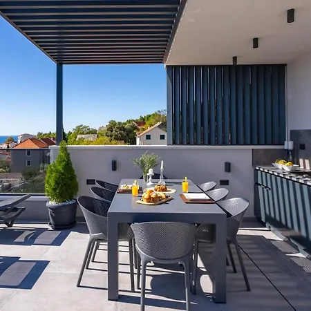 New Seaview Gabriel With Private Heated Pool And A Hot-tub 빌라 Stanici