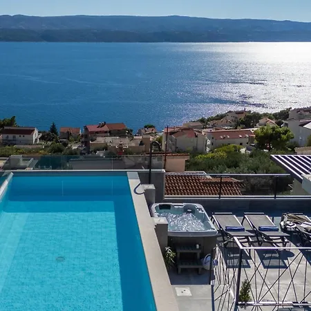 New Seaview Gabriel With Private Heated Pool And A Hot-tub 빌라 *